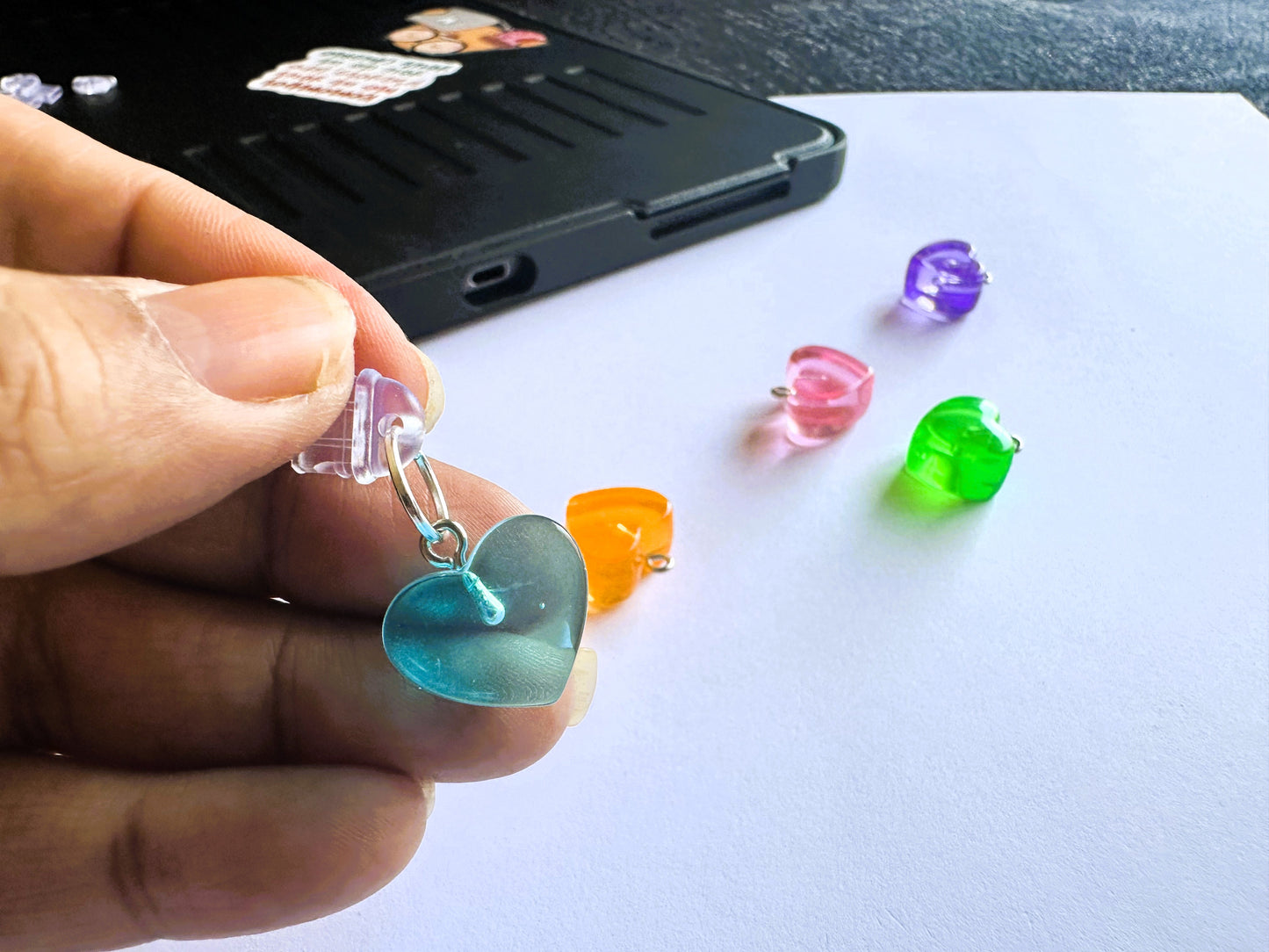 Candy Colored Hearts