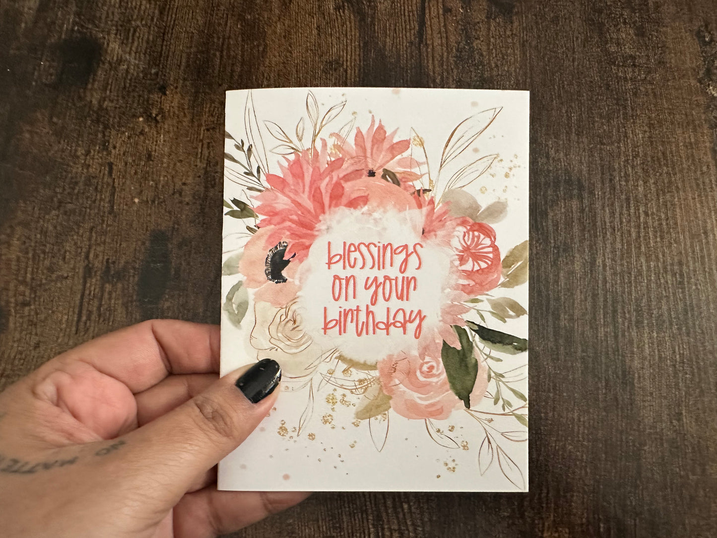Birthday Blessings (card)