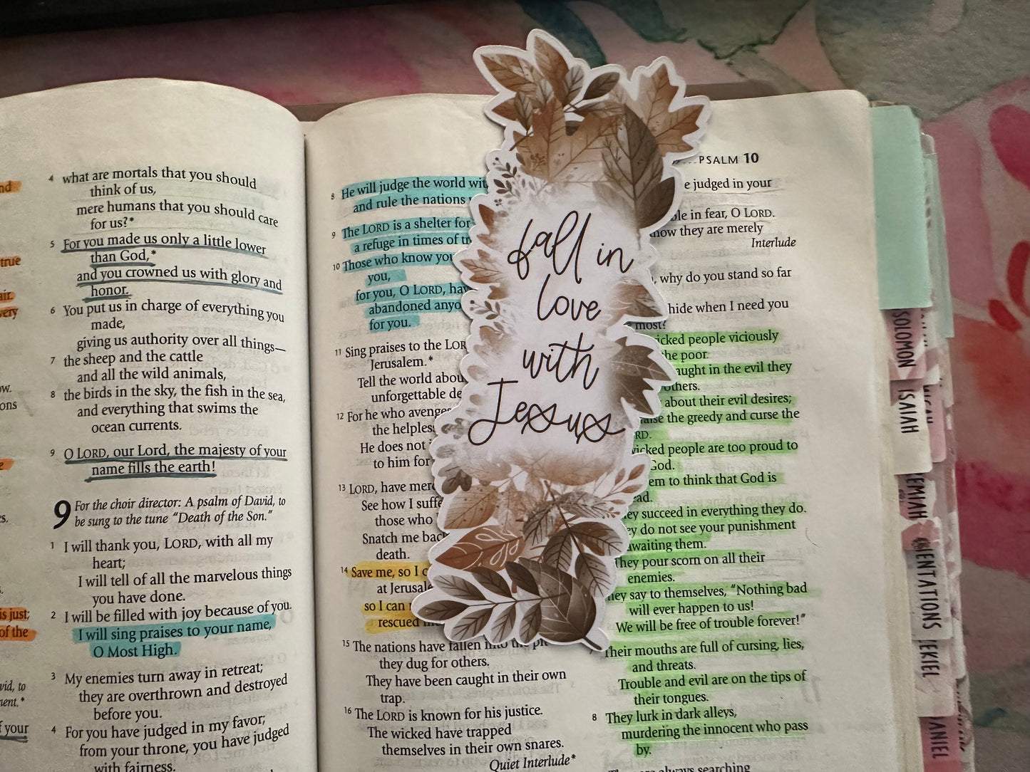 Fall In Love With Jesus Bookmark