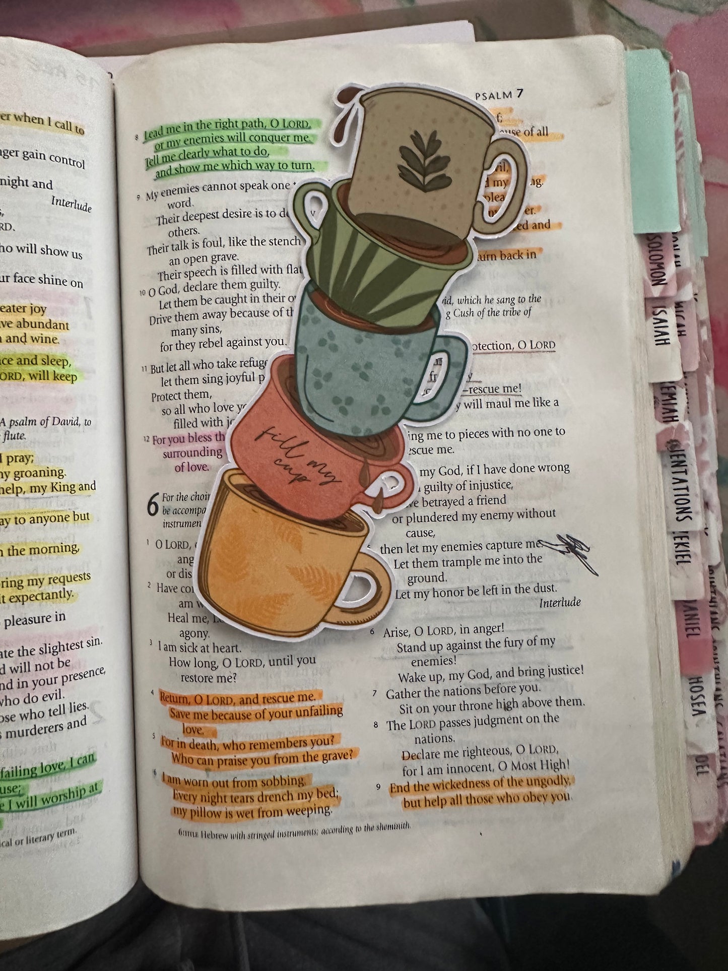 Fill My Cup Bookmark