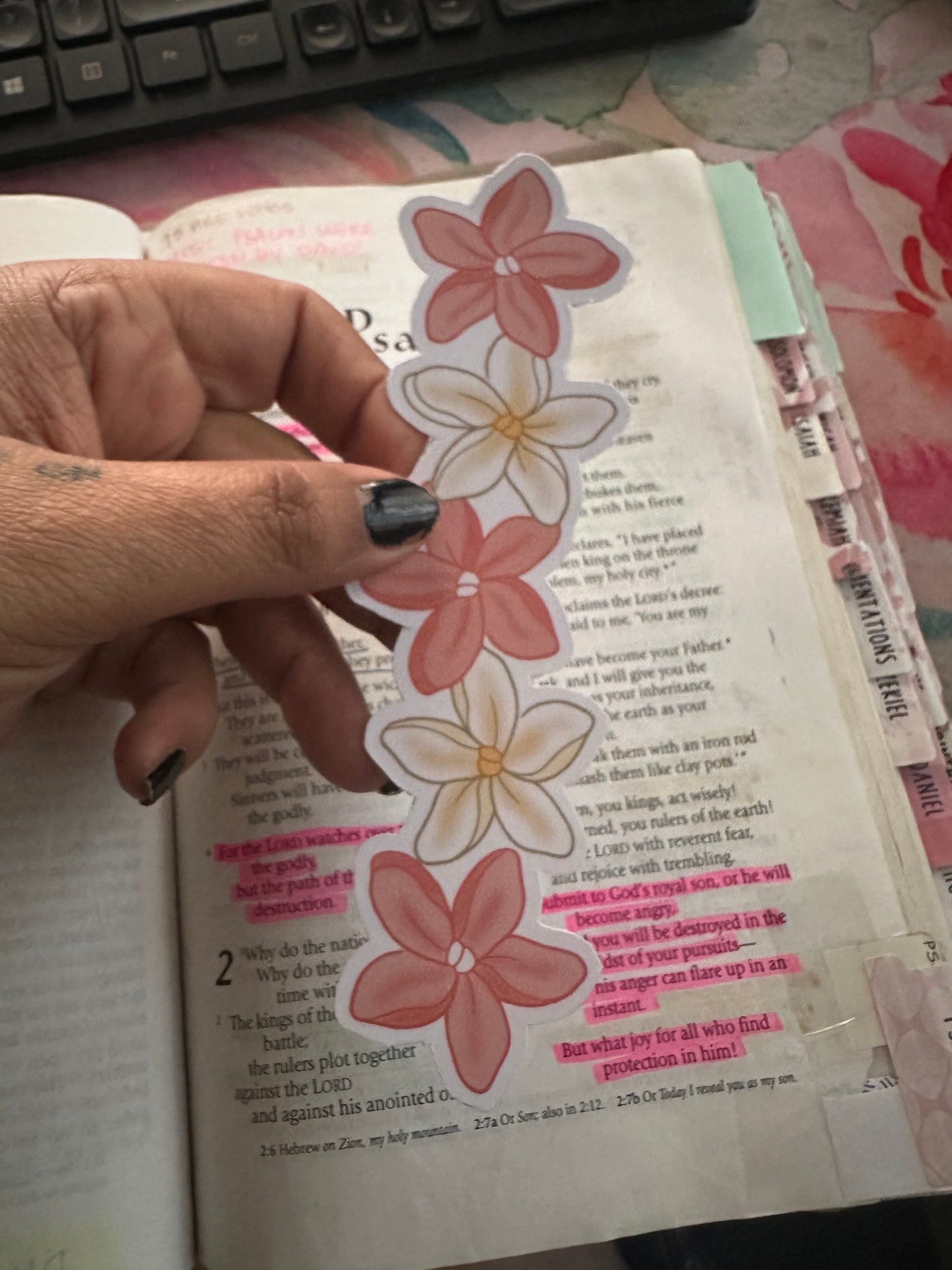 Plumeria Stack Bookmark