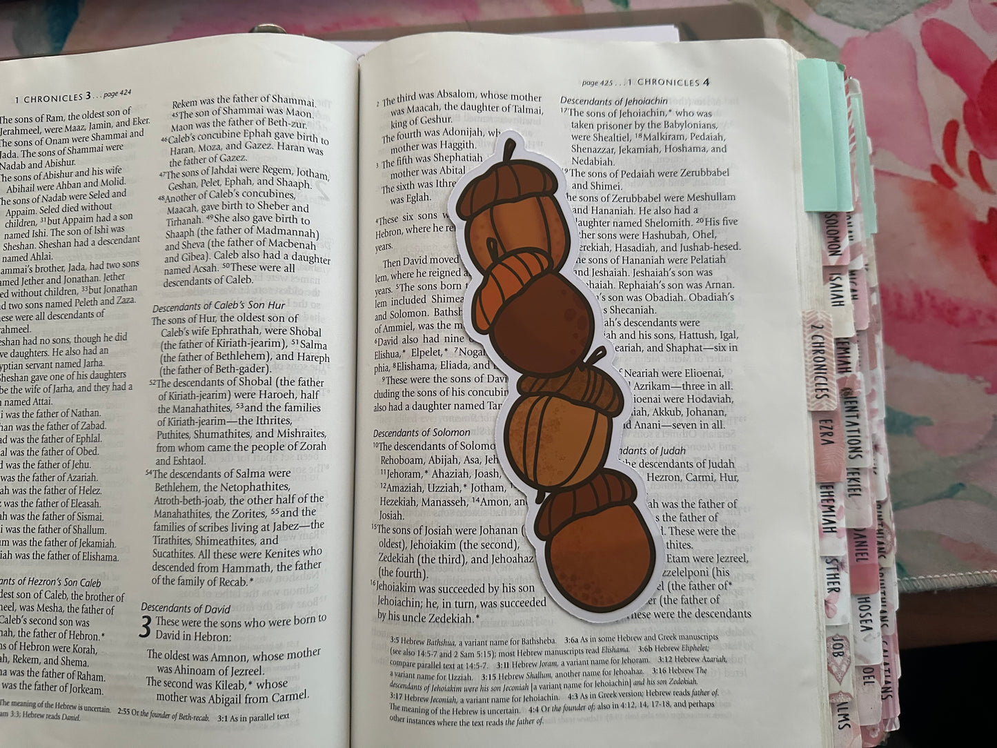 Acorn Stack Bookmark