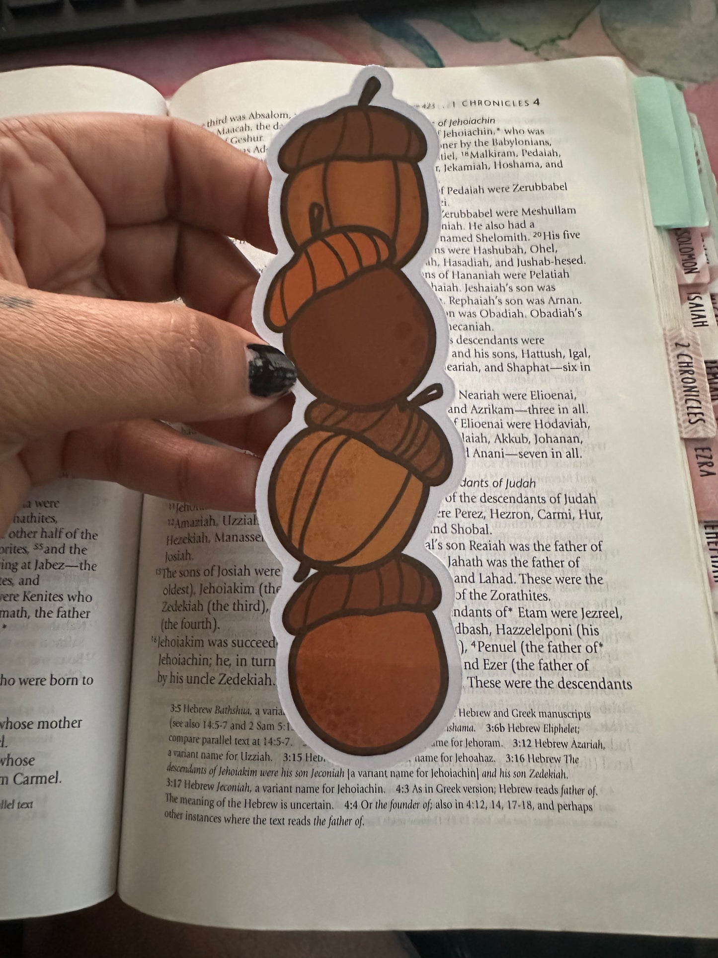 Acorn Stack Bookmark