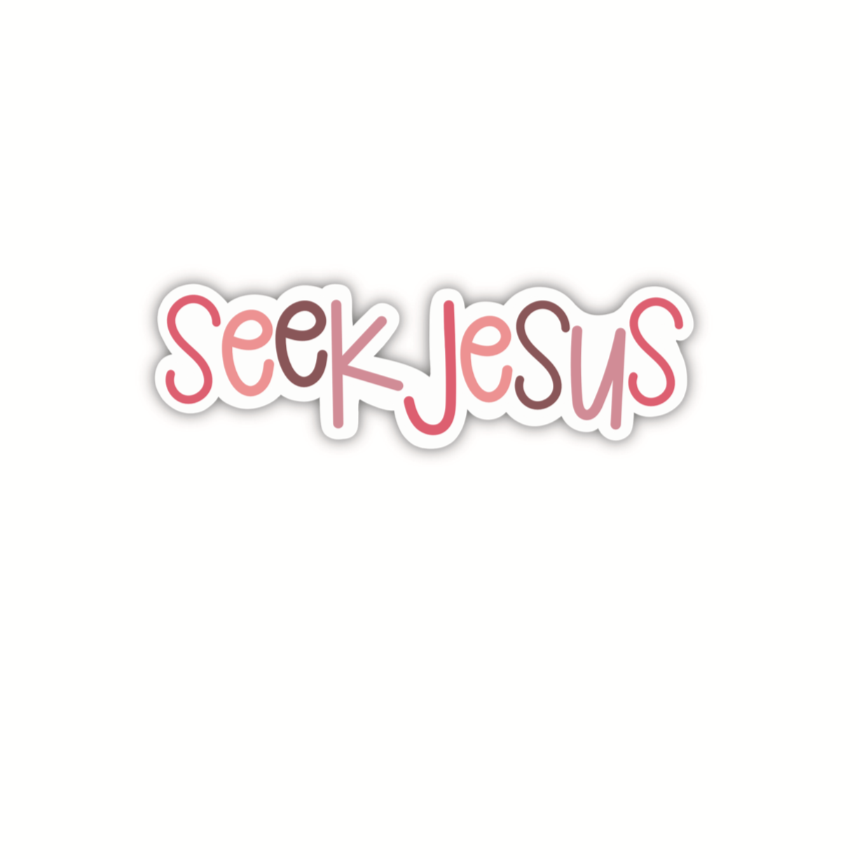 Seek Jesus Sticker