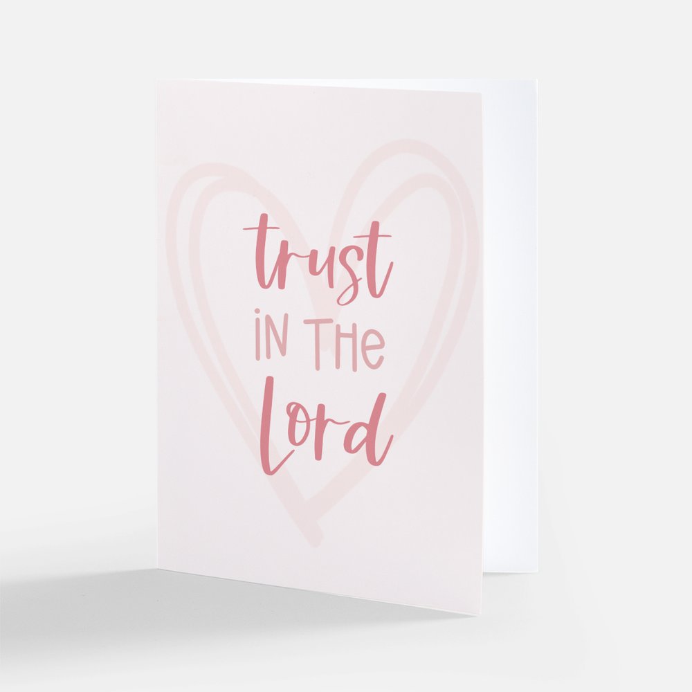 Trust In The Lord (card)