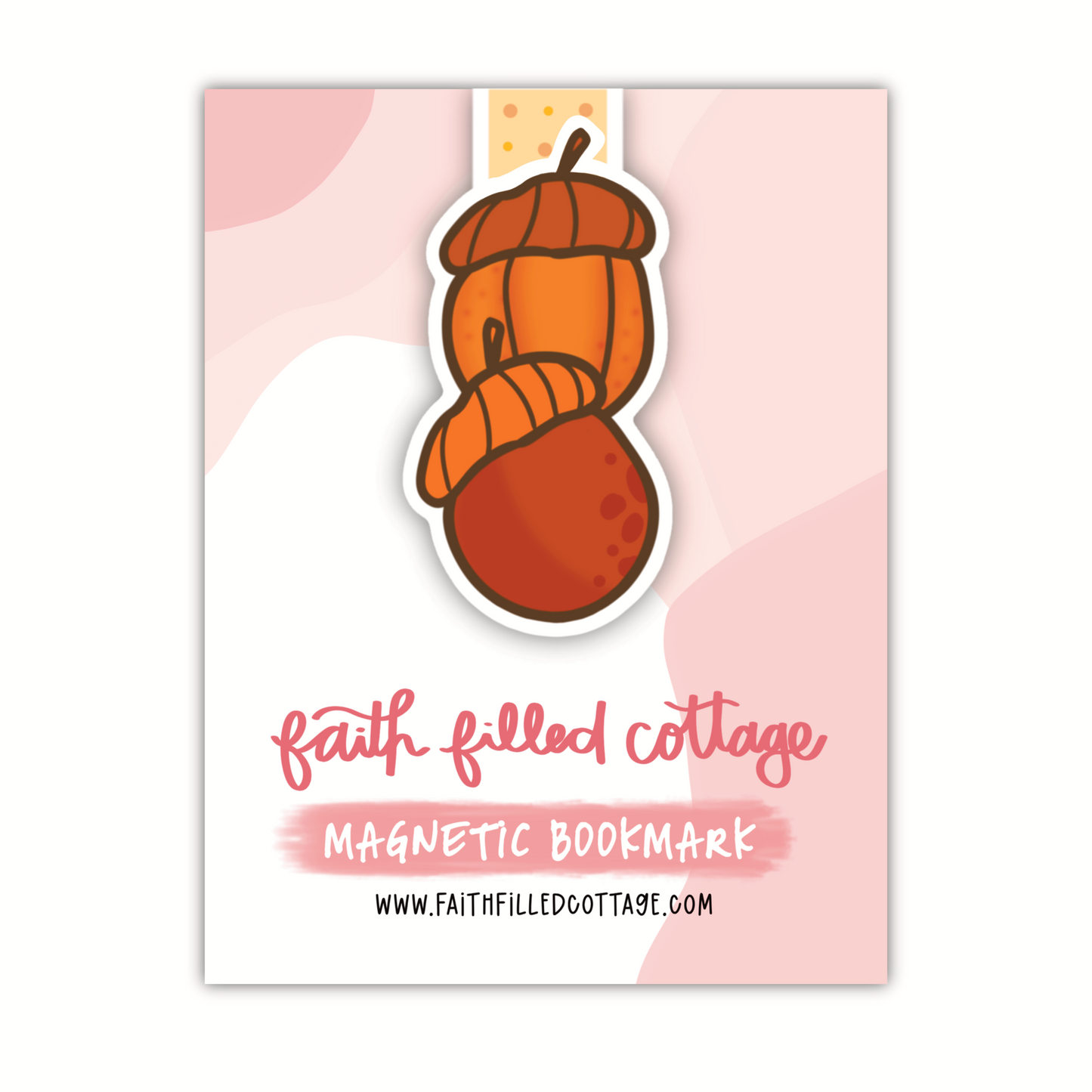 Acorns (magnetic bookmark)