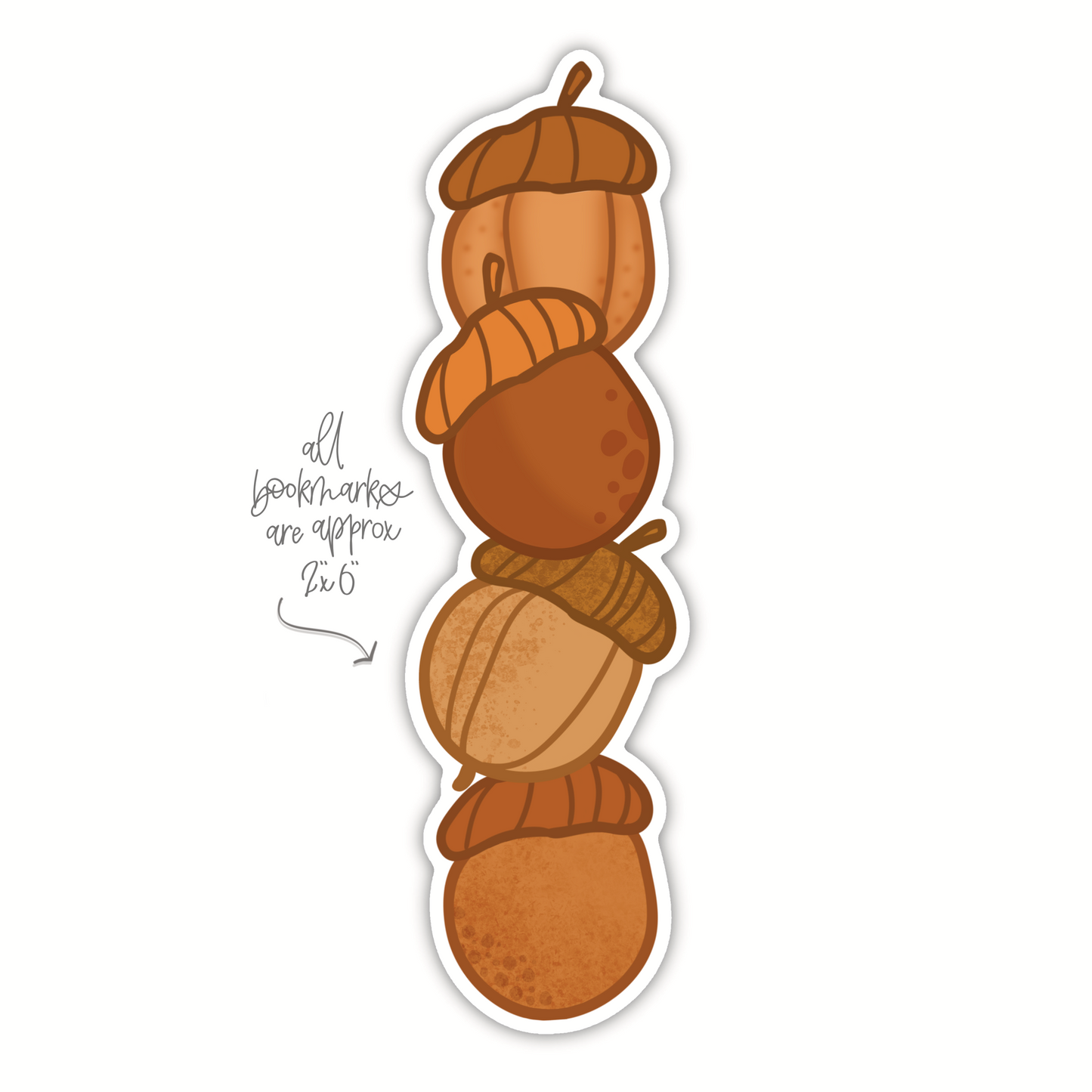 Acorn Stack Bookmark