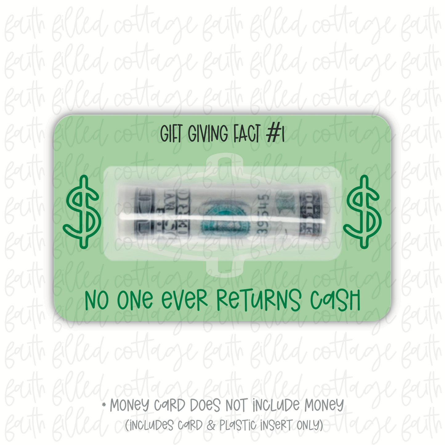 No One Returns Money