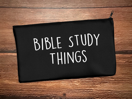 Bible Study Things (pencil bag)