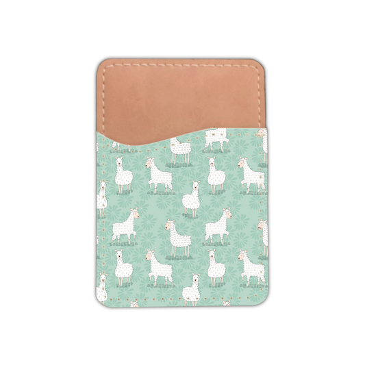 Happy Llamas (card holder)