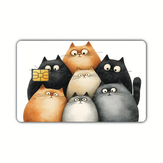 Cat Pileup (debit card skin)
