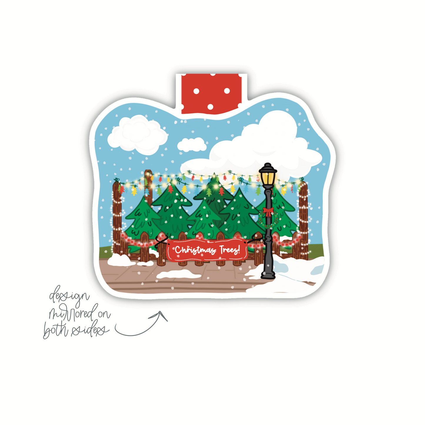 "Tree Lot" - XMAS Magnetic Bookmark