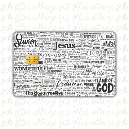 He Is (debit card skin)