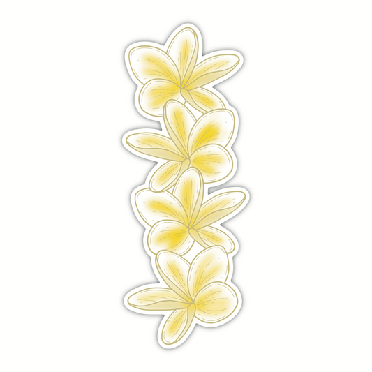 Plumeria Yellow/White (short)