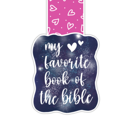 My Favorite Book Of The Bible (magnetic bookmark)