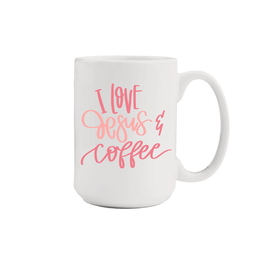 I Love Jesus & Coffee (Mug)