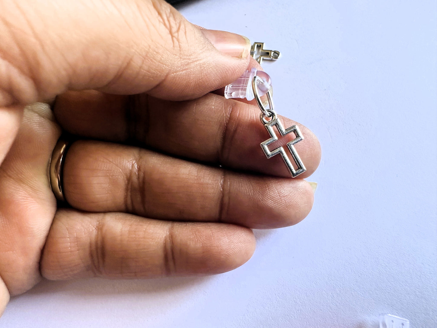 Petite Silver Cross