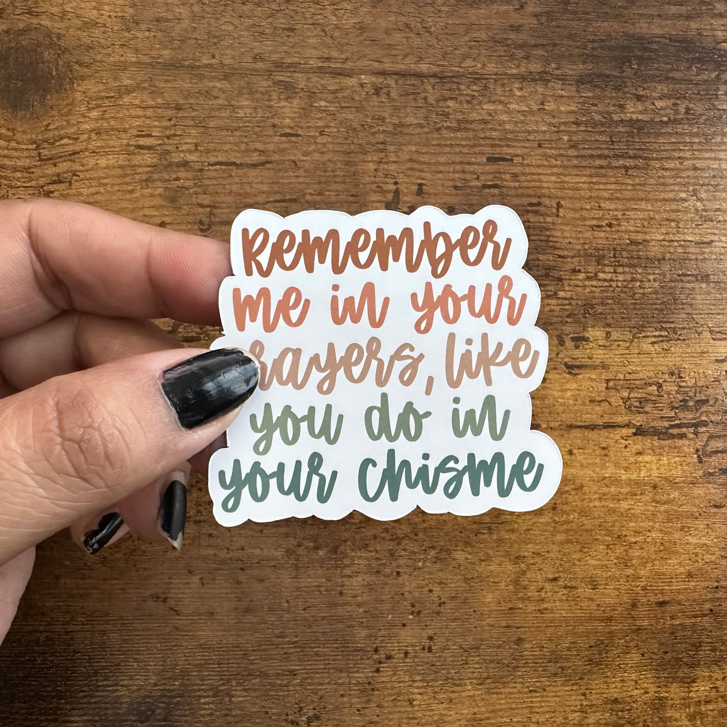 Prayer/Chisme (decorative magnet)