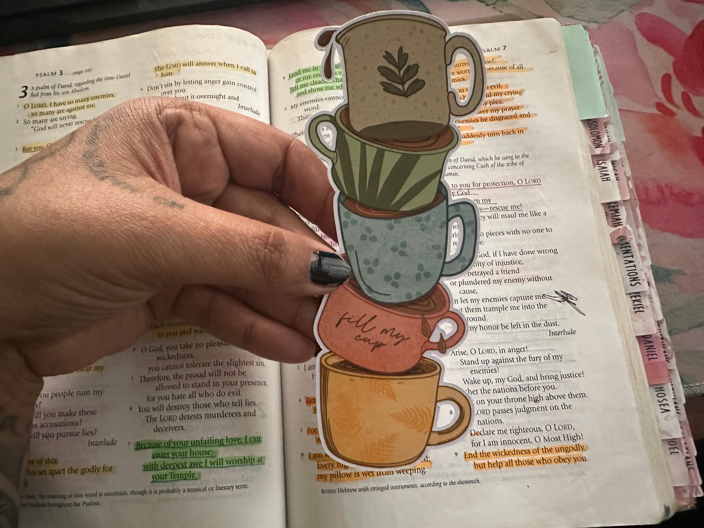 Fill My Cup Bookmark
