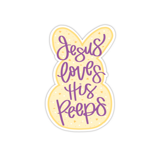 Jesus Loves His Peeps (Yellow)