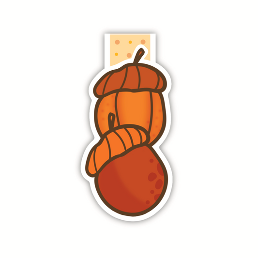 Acorns (magnetic bookmark)