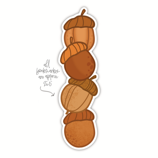 Acorn Stack Bookmark