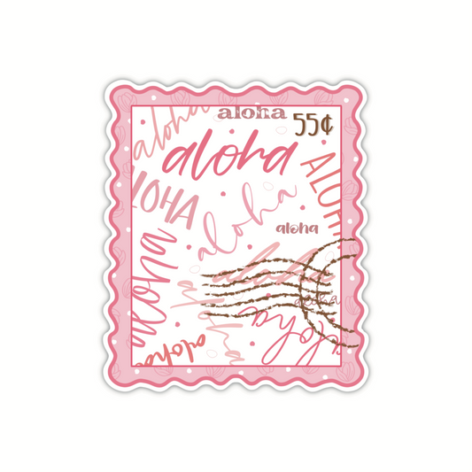 Aloha Stamp Sticker