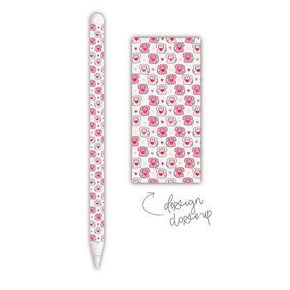 Hearts Phones (apple pencil skin)