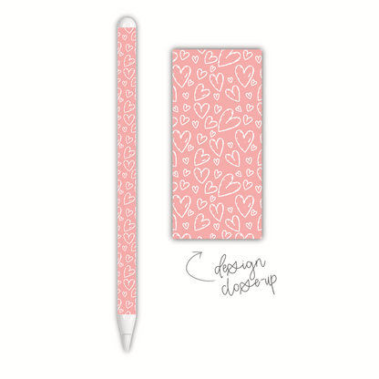 Hearts (apple pencil skin)