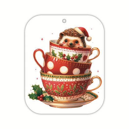 Christmas Hedgehog (tag)