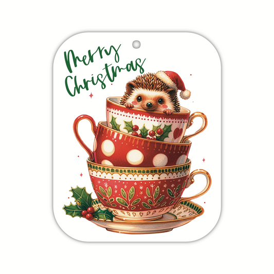 Christmas Hedgehog (tag)