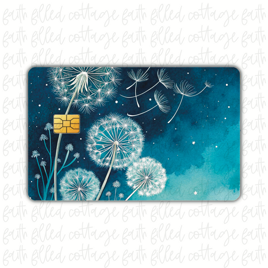 Moody Dandelions (debit card skin)