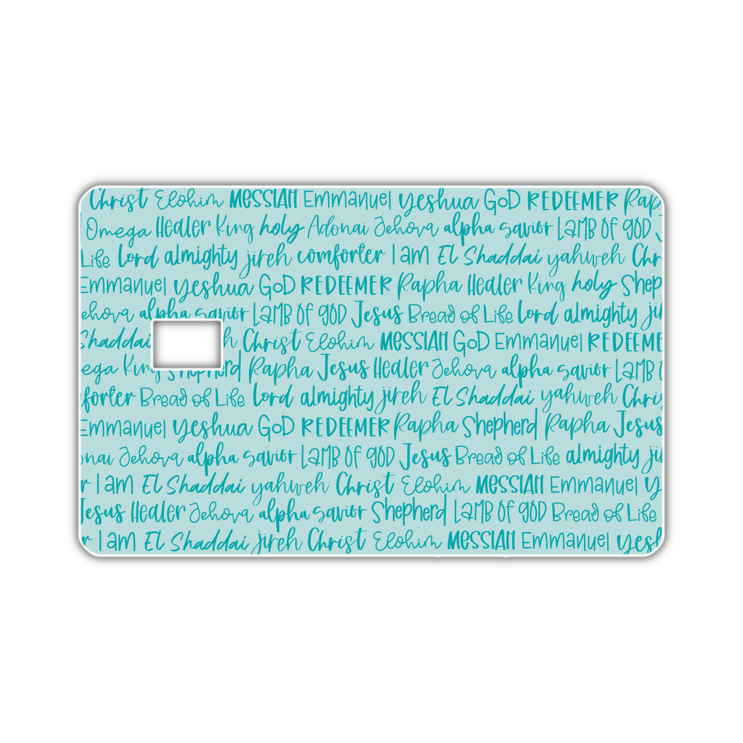 Names Of God [3] (debit card skin)