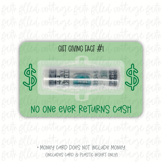 No One Returns Money