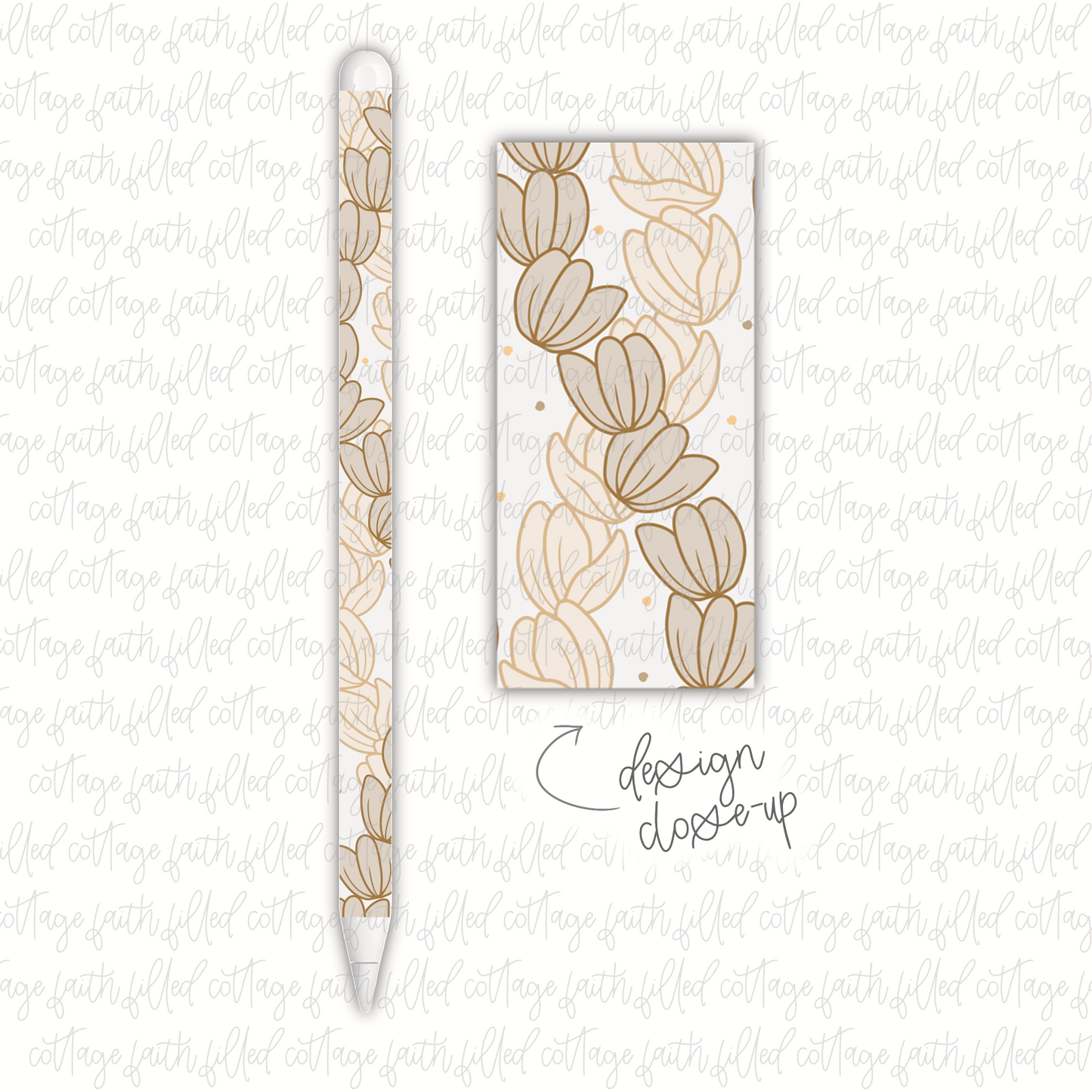 Pikake Brown (apple pencil skin)