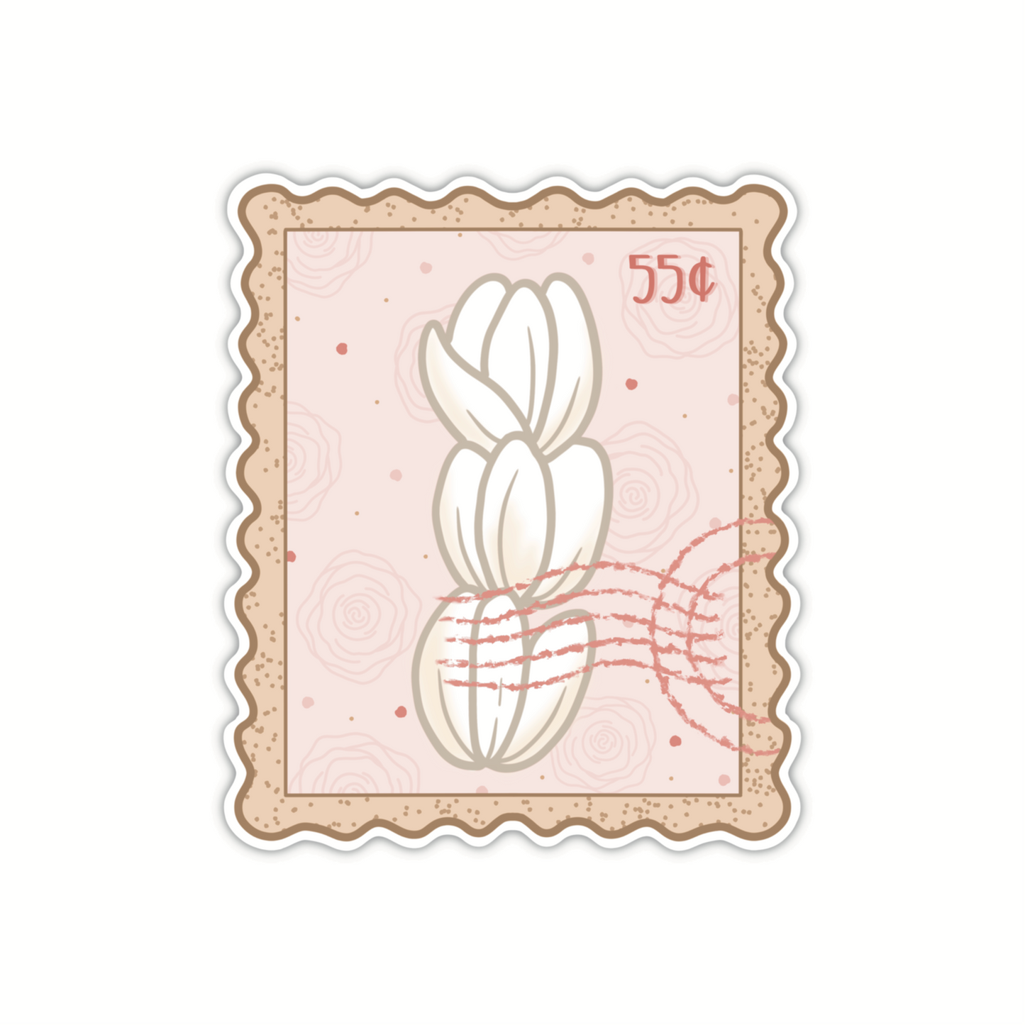 Pikake Stamp Sticker