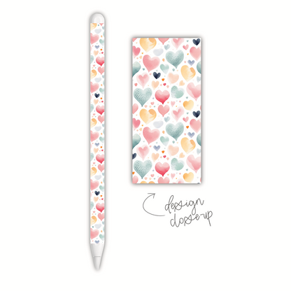 Soft Hearts (apple pencil skin)